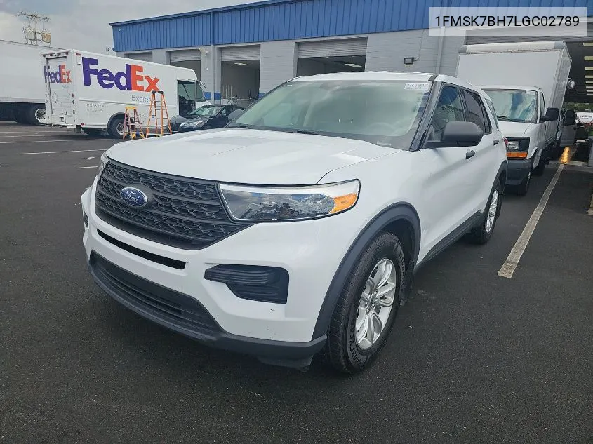 2020 Ford Explorer VIN: 1FMSK7BH7LGC02789 Lot: 40757327