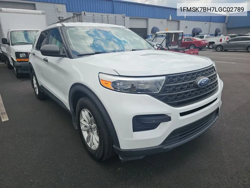 2020 Ford Explorer VIN: 1FMSK7BH7LGC02789 Lot: 40757327