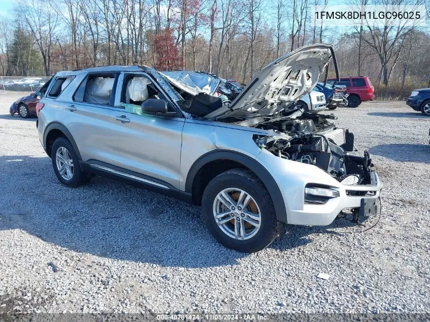 2020 Ford Explorer Xlt VIN: 1FMSK8DH1LGC96025 Lot: 40781424