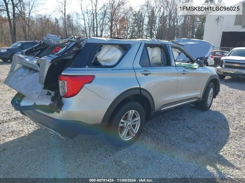 2020 Ford Explorer Xlt VIN: 1FMSK8DH1LGC96025 Lot: 40781424