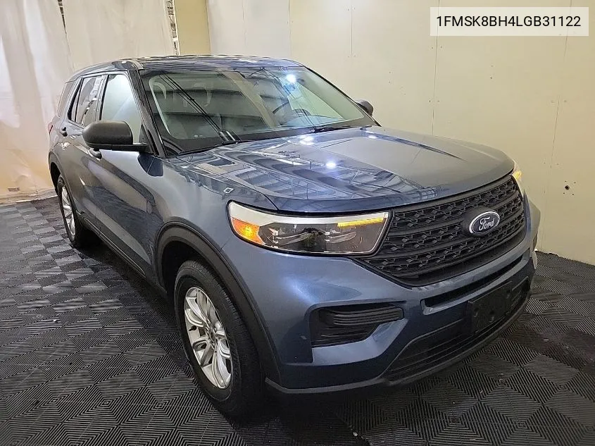 2020 Ford Explorer VIN: 1FMSK8BH4LGB31122 Lot: 40781446