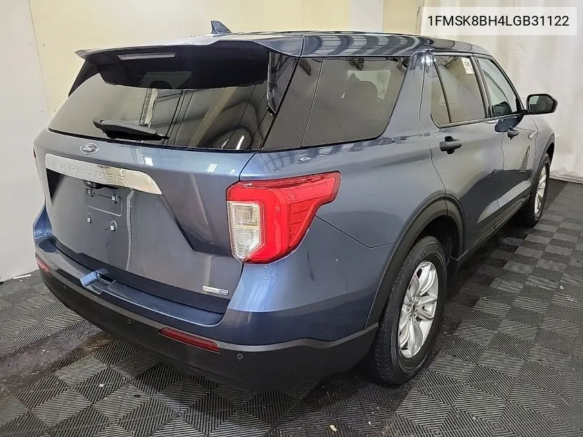 2020 Ford Explorer VIN: 1FMSK8BH4LGB31122 Lot: 40781446