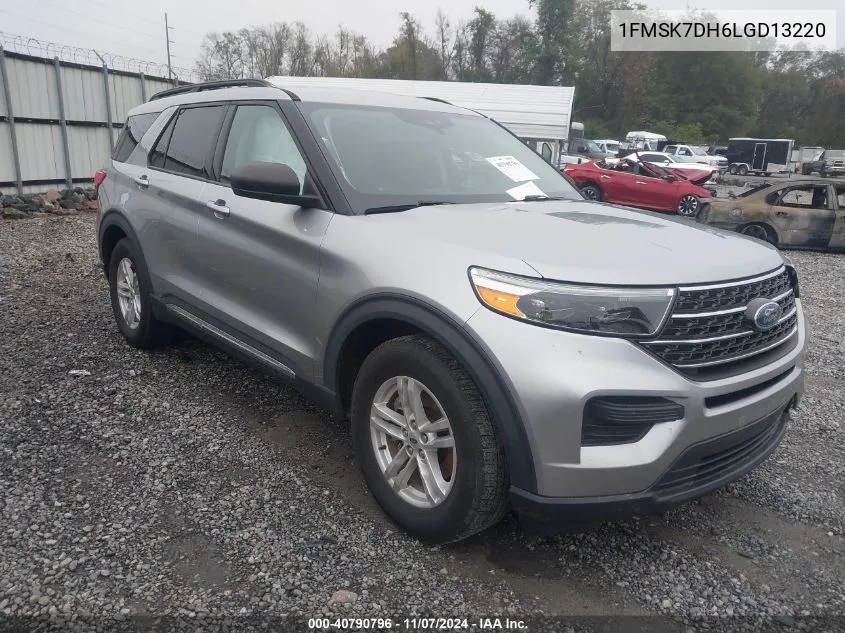 2020 Ford Explorer Xlt VIN: 1FMSK7DH6LGD13220 Lot: 40790796