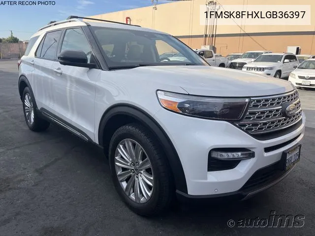 2020 Ford Explorer Limited VIN: 1FMSK8FHXLGB36397 Lot: 40811581