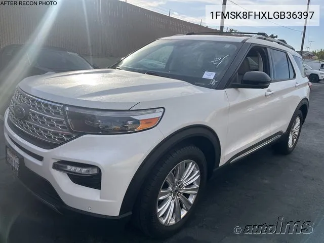 2020 Ford Explorer Limited VIN: 1FMSK8FHXLGB36397 Lot: 40811581