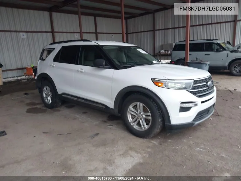 1FMSK7DH7LGD05031 2020 Ford Explorer Xlt