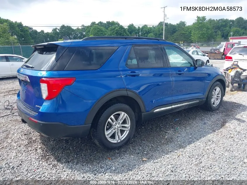 2021 Ford Explorer Xlt VIN: 1FMSK8DH2MGA58573 Lot: 39897616