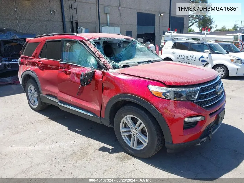 1FMSK7DH3MGA16861 2021 Ford Explorer Xlt