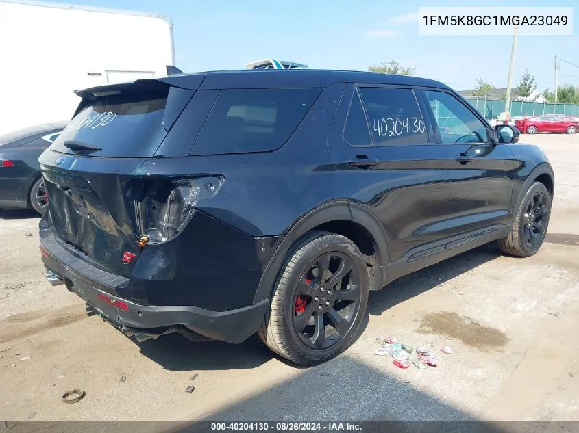 2021 Ford Explorer St VIN: 1FM5K8GC1MGA23049 Lot: 40204130