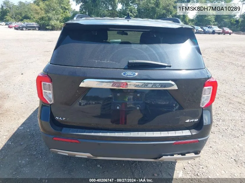 2021 Ford Explorer Xlt VIN: 1FMSK8DH7MGA10289 Lot: 40206747