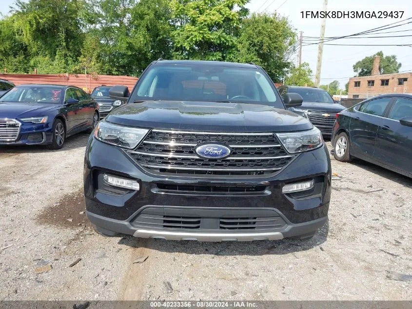 1FMSK8DH3MGA29437 2021 Ford Explorer Xlt