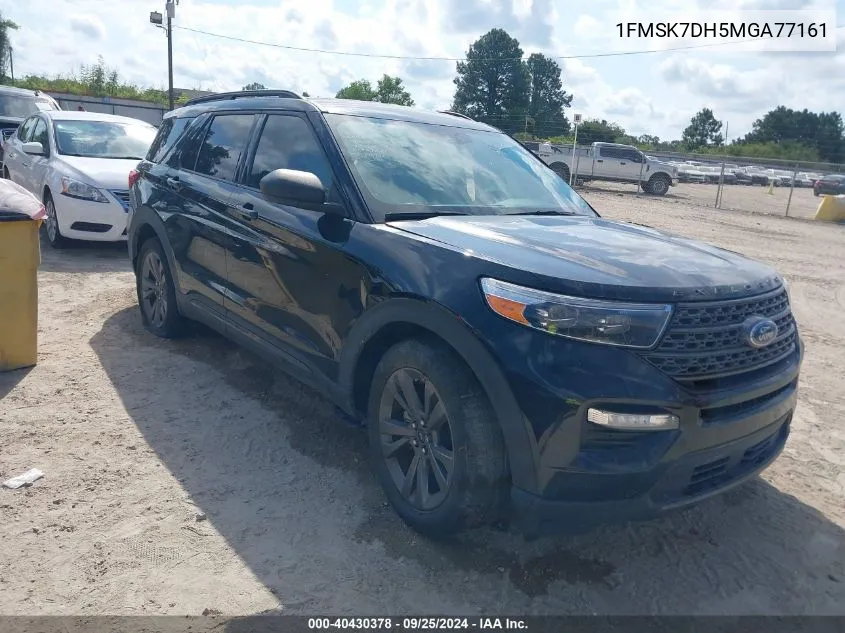 2021 Ford Explorer Xlt VIN: 1FMSK7DH5MGA77161 Lot: 40430378