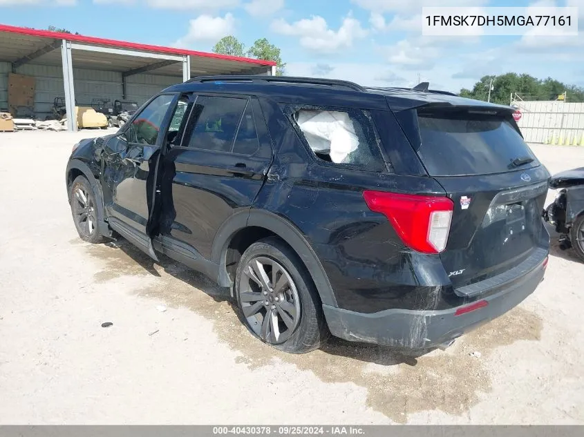 2021 Ford Explorer Xlt VIN: 1FMSK7DH5MGA77161 Lot: 40430378