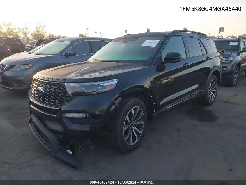 2021 Ford Explorer St VIN: 1FM5K8GC4MGA46440 Lot: 40487424