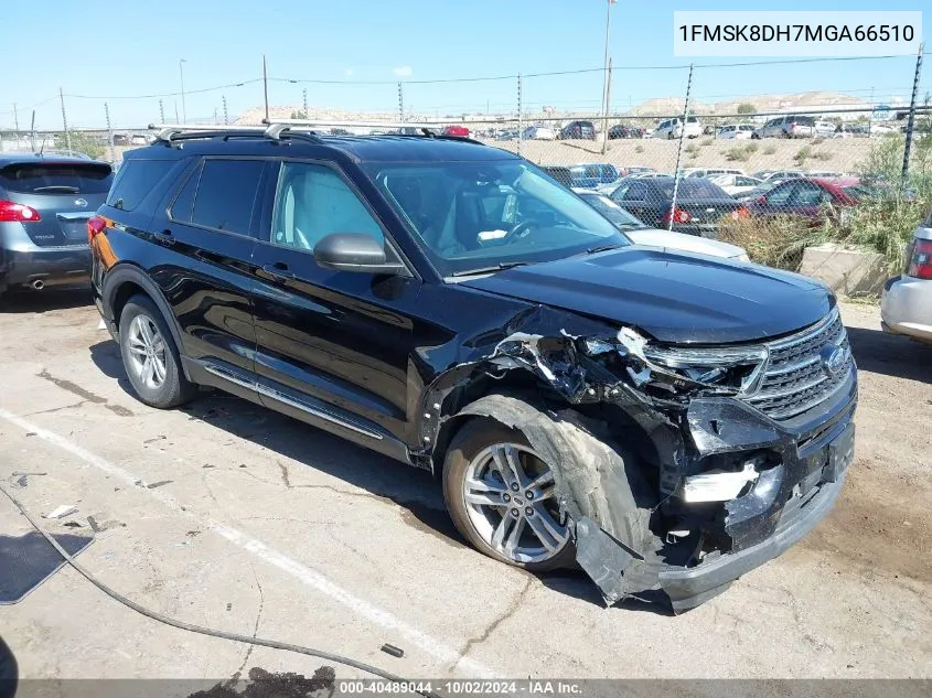 2021 Ford Explorer Xlt VIN: 1FMSK8DH7MGA66510 Lot: 40489044