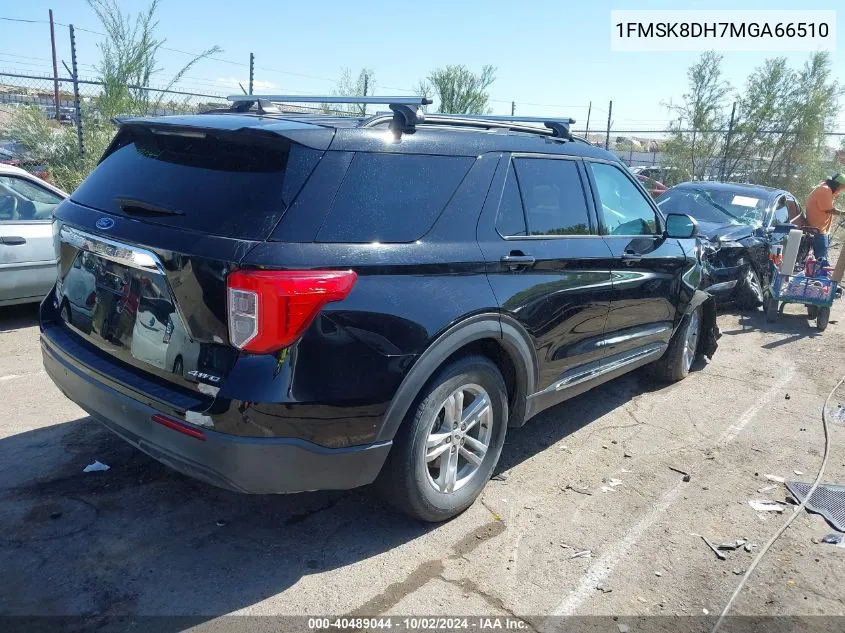 2021 Ford Explorer Xlt VIN: 1FMSK8DH7MGA66510 Lot: 40489044