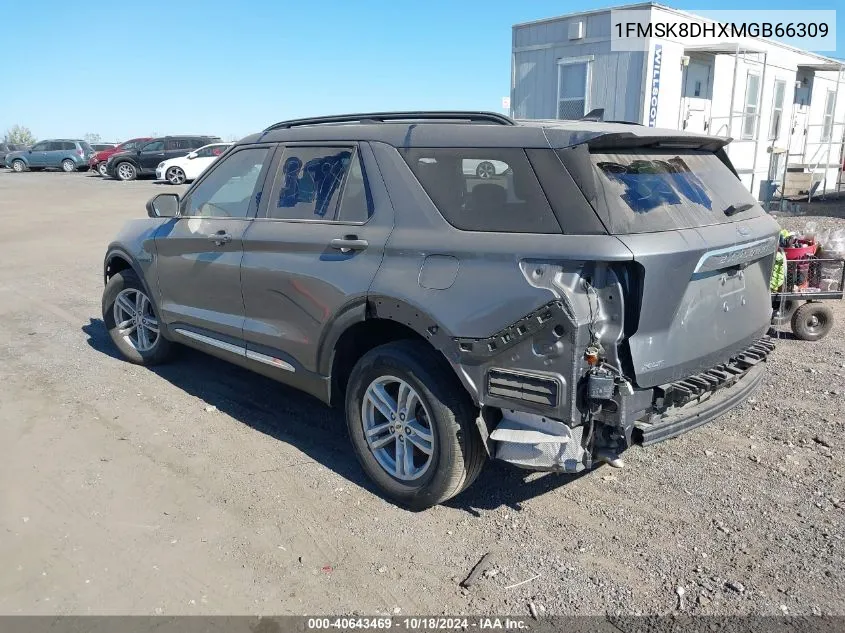 2021 Ford Explorer Xlt VIN: 1FMSK8DHXMGB66309 Lot: 40643469