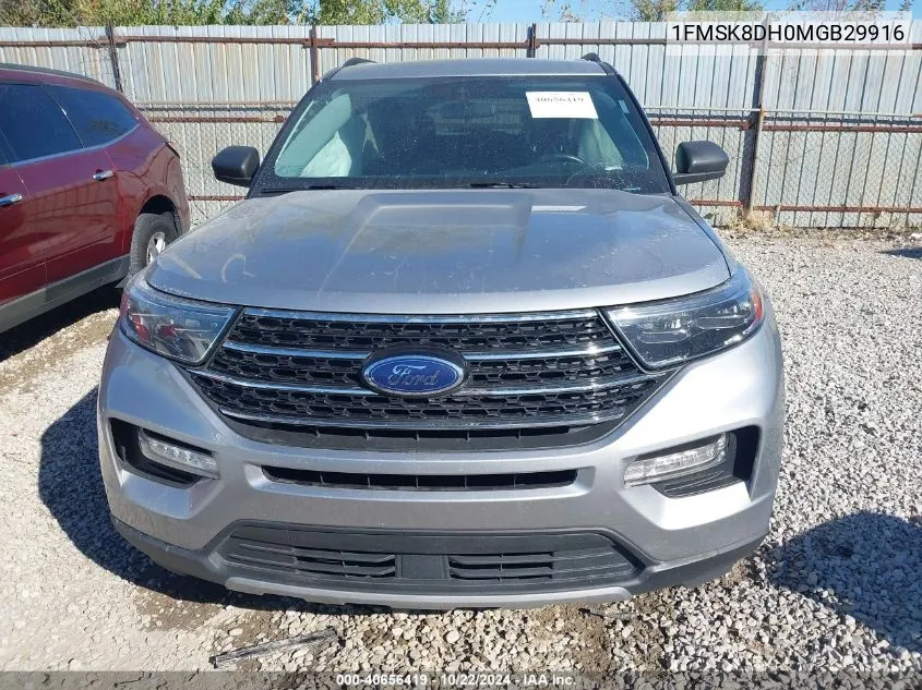 2021 Ford Explorer Xlt VIN: 1FMSK8DH0MGB29916 Lot: 40656419