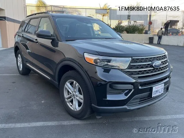 2021 Ford Explorer Xlt VIN: 1FMSK8DH0MGA87635 Lot: 40926097