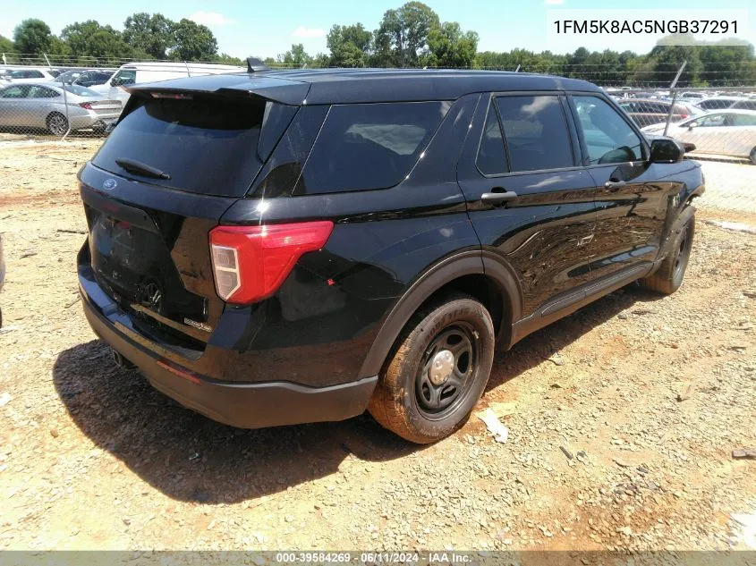 1FM5K8AC5NGB37291 2022 Ford Police Interceptor Utility