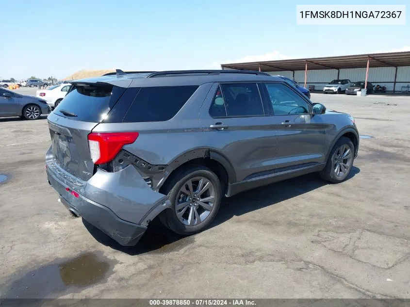 2022 Ford Explorer Xlt VIN: 1FMSK8DH1NGA72367 Lot: 39878850