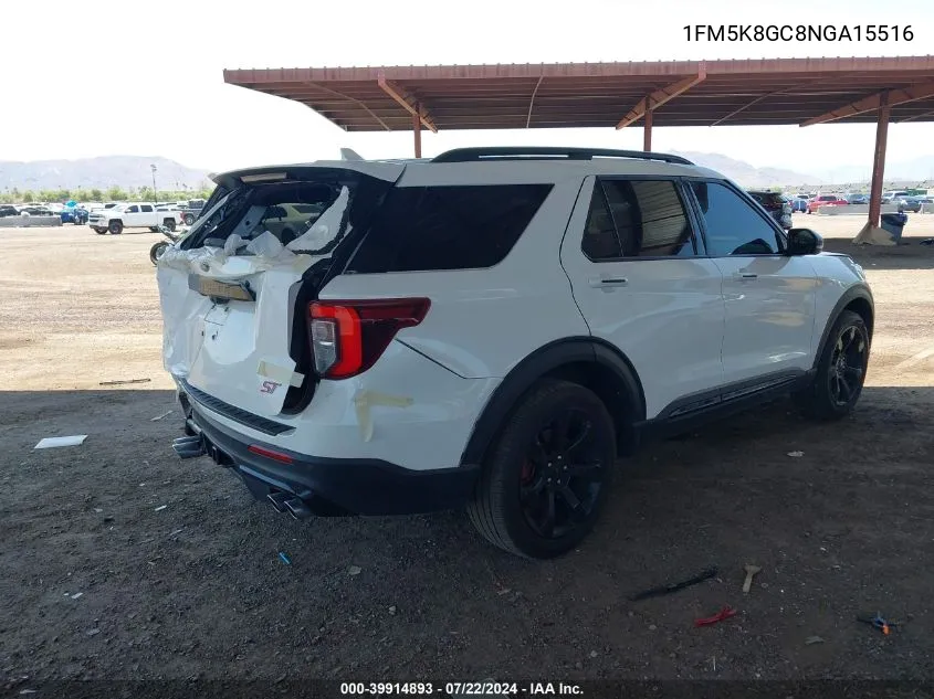 1FM5K8GC8NGA15516 2022 Ford Explorer St