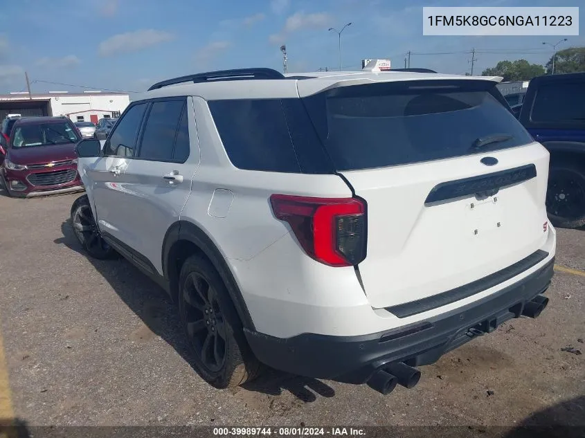 2022 Ford Explorer St VIN: 1FM5K8GC6NGA11223 Lot: 39989744