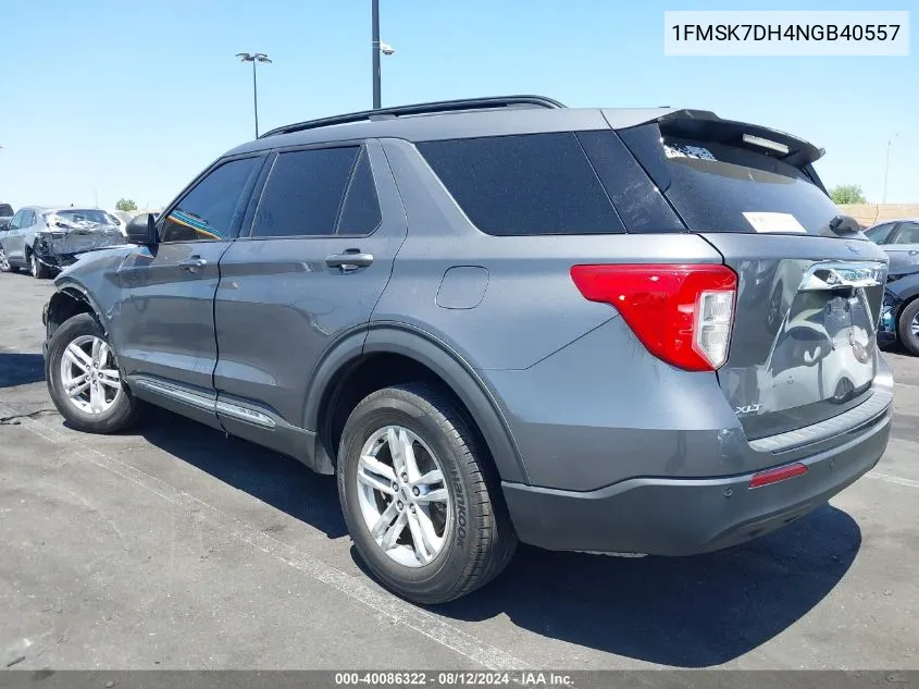 1FMSK7DH4NGB40557 2022 Ford Explorer Xlt