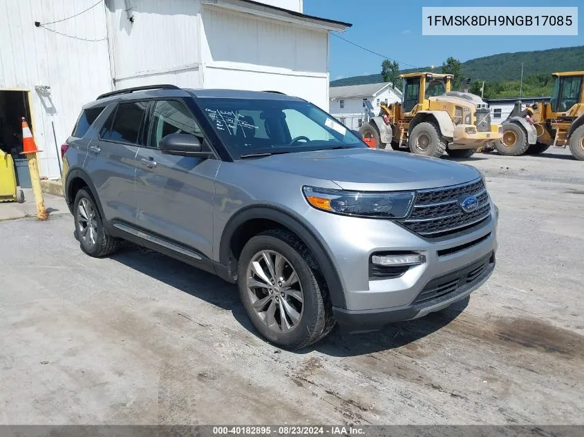 2022 Ford Explorer Xlt VIN: 1FMSK8DH9NGB17085 Lot: 40182895