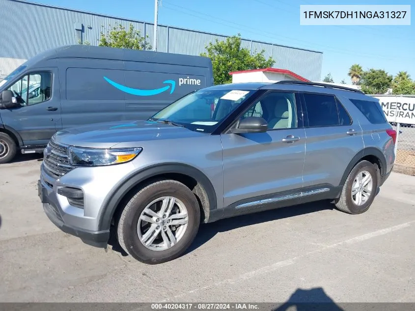 1FMSK7DH1NGA31327 2022 Ford Explorer Xlt