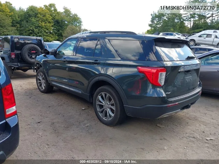 2022 Ford Explorer Xlt VIN: 1FMSK8DH6NGA72770 Lot: 40302512