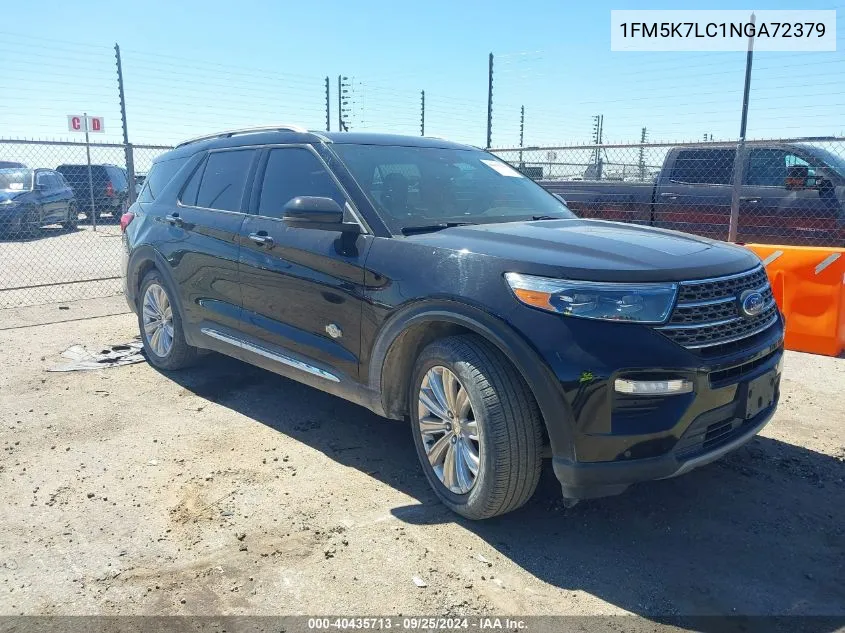 2022 Ford Explorer King Ranch VIN: 1FM5K7LC1NGA72379 Lot: 40435713