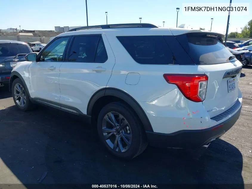 1FMSK7DH1NGC31074 2022 Ford Explorer Xlt