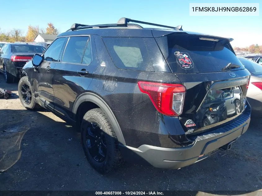 2022 Ford Explorer Timberline VIN: 1FMSK8JH9NGB62869 Lot: 40657008