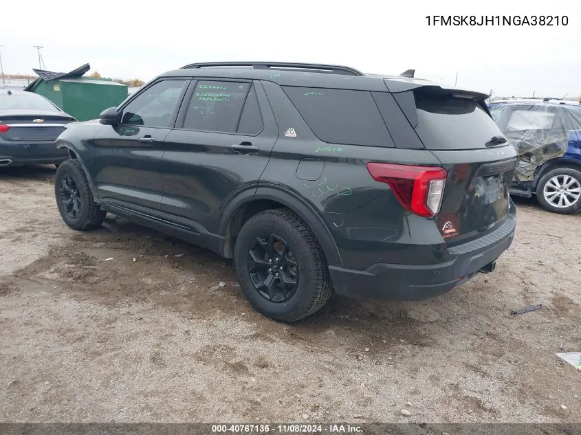 2022 Ford Explorer Timberline VIN: 1FMSK8JH1NGA38210 Lot: 40767135