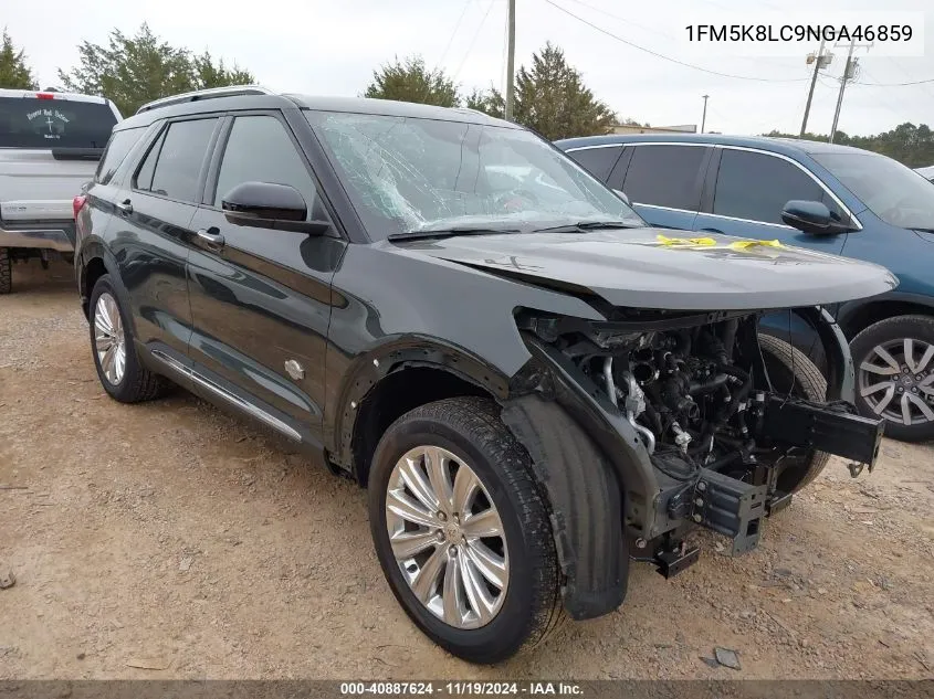 2022 Ford Explorer King Ranch VIN: 1FM5K8LC9NGA46859 Lot: 40887624