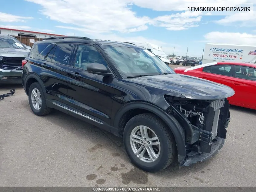 2023 Ford Explorer Xlt VIN: 1FMSK8DH0PGB26289 Lot: 39609516