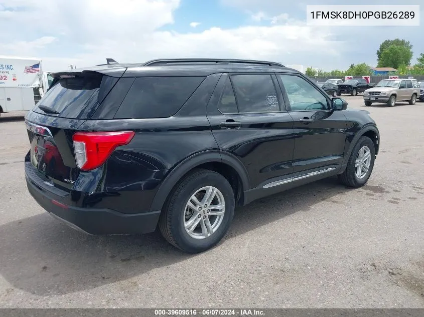 2023 Ford Explorer Xlt VIN: 1FMSK8DH0PGB26289 Lot: 39609516