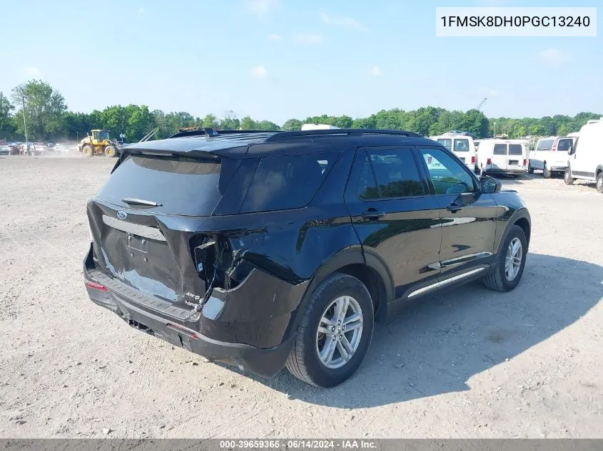 2023 Ford Explorer Xlt VIN: 1FMSK8DH0PGC13240 Lot: 39659365