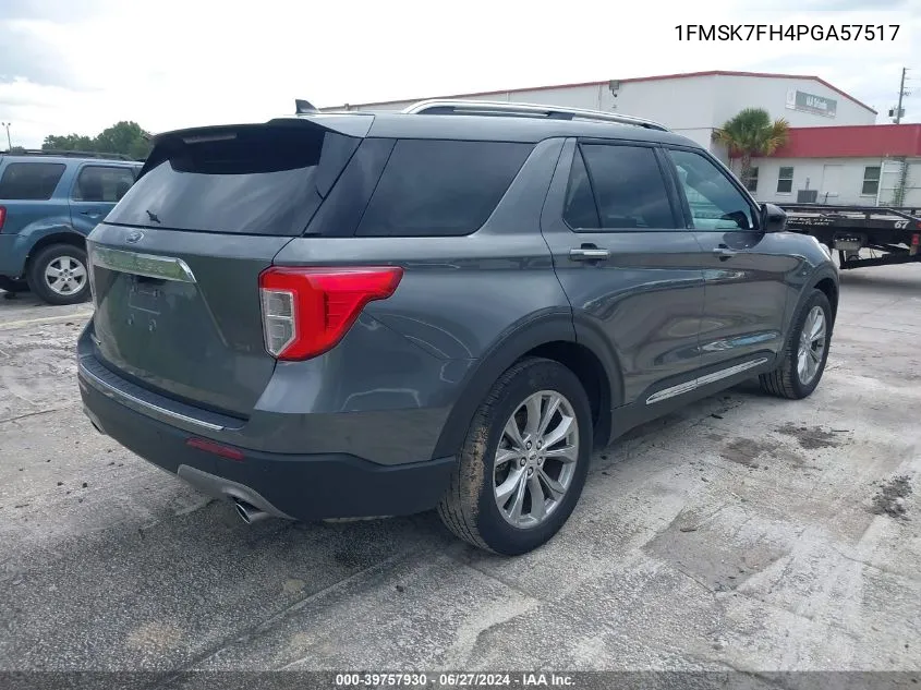 2023 Ford Explorer Limited VIN: 1FMSK7FH4PGA57517 Lot: 39757930