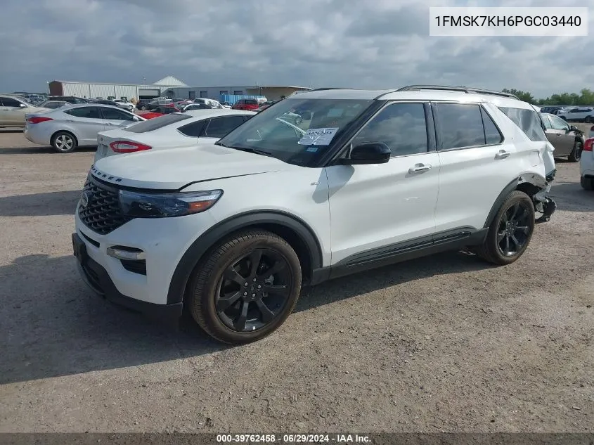 2023 Ford Explorer St-Line VIN: 1FMSK7KH6PGC03440 Lot: 39762458