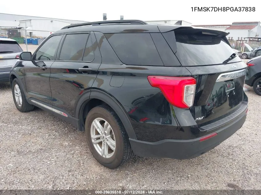 2023 Ford Explorer Xlt VIN: 1FMSK7DH8PGA37838 Lot: 39835518