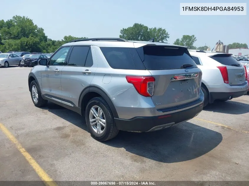 2023 Ford Explorer Xlt VIN: 1FMSK8DH4PGA84953 Lot: 39867698