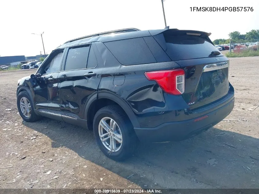 2023 Ford Explorer Xlt VIN: 1FMSK8DH4PGB57576 Lot: 39915639