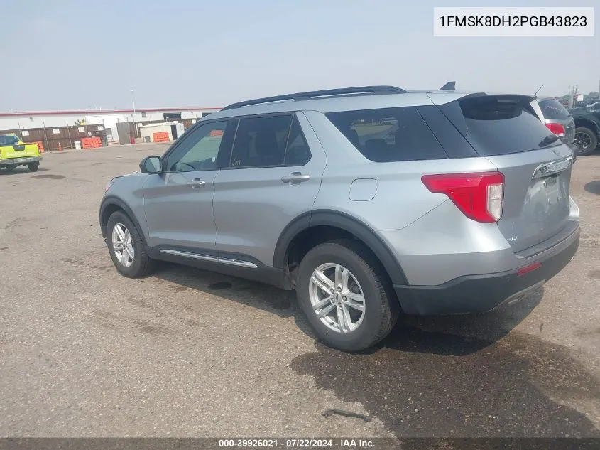 2023 Ford Explorer Xlt VIN: 1FMSK8DH2PGB43823 Lot: 39926021