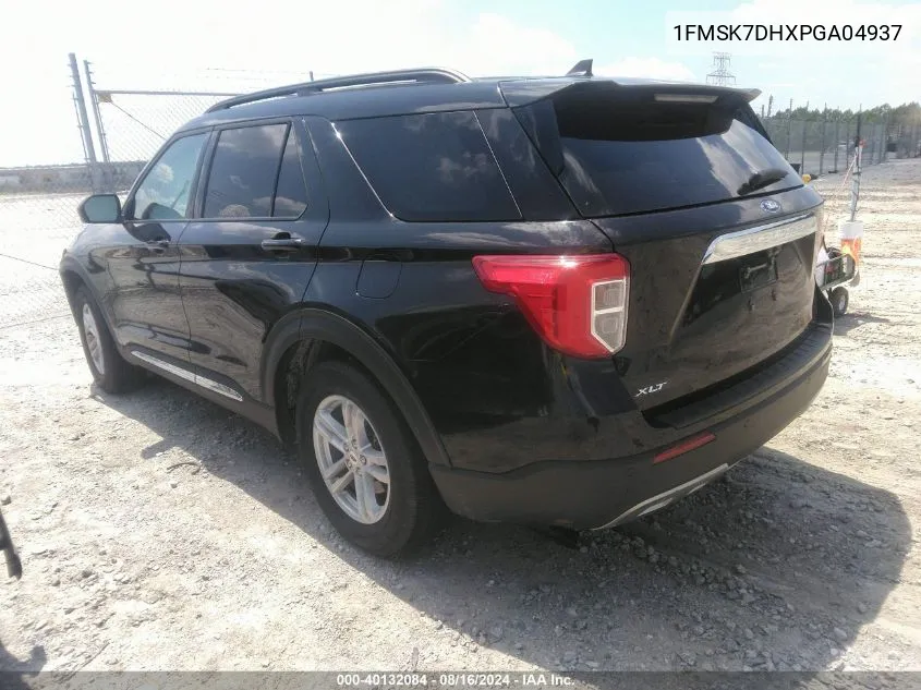 2023 Ford Explorer Xlt VIN: 1FMSK7DHXPGA04937 Lot: 40132084