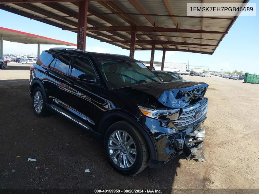 2023 Ford Explorer Limited VIN: 1FMSK7FH7PGB46689 Lot: 40159959