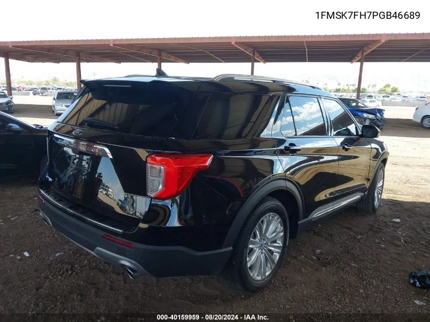 2023 Ford Explorer Limited VIN: 1FMSK7FH7PGB46689 Lot: 40159959