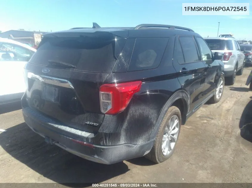 2023 Ford Explorer Xlt VIN: 1FMSK8DH6PGA72545 Lot: 40251545