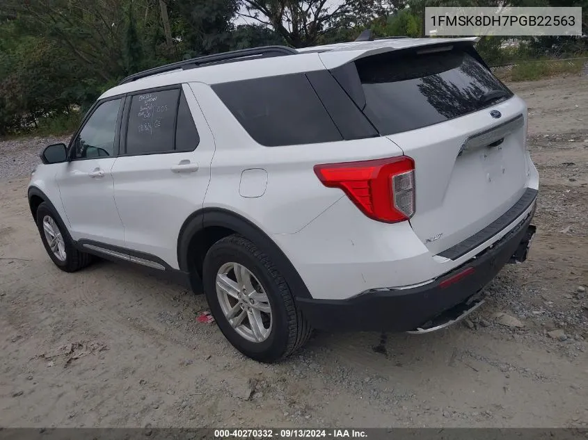 2023 Ford Explorer Xlt VIN: 1FMSK8DH7PGB22563 Lot: 40270332